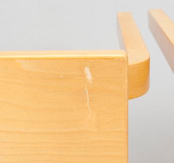 Alvar Aalto, two side tables, Artek, Finland 1980s.