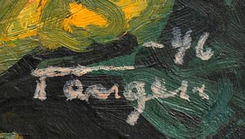 OLAF TANGEN,oil on panel, signed, dated -46.