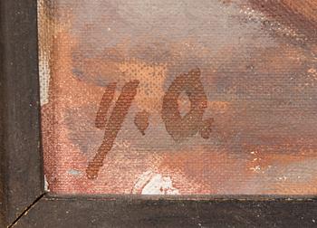 Yrjö Ollila, oil on board, signed.