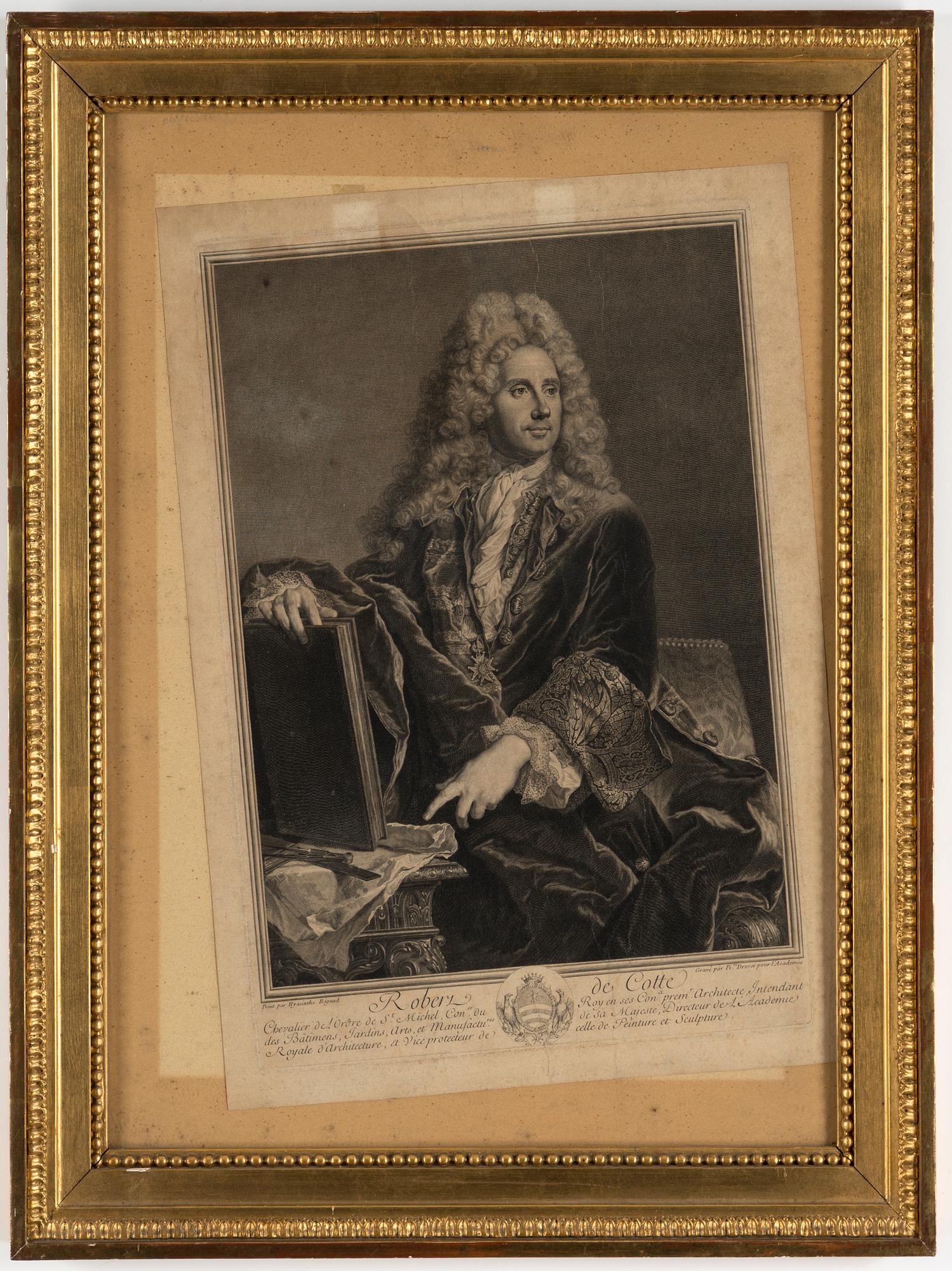 ENGRAVINGS, 2, 18Th Century. after Rigaud & Mignard.