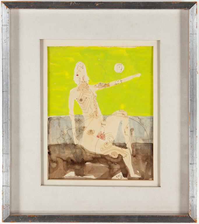 MAX WALTER SVANBERG, blandteknik, signerad och daterad -48.