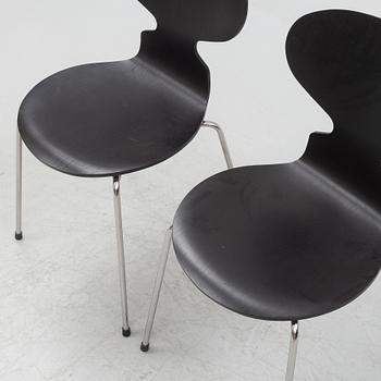Arne Jacobsen, stolar, 6 st, "Myran", Fritz Hansen, Danmark, 2013.