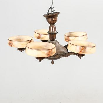 A 1920/30s ceiling pendant.