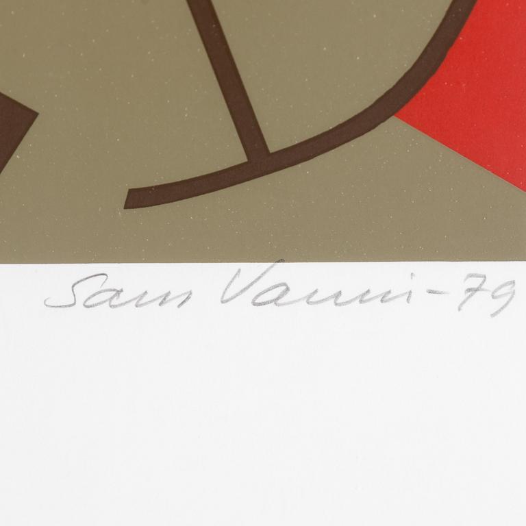 SAM VANNI, serigrafia, signeerattu, päivätty -79 ja numeroitu 55/100.