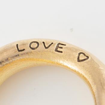 Ole Lynggaard, "Love ring", 18K gold with brilliant-cut diamonds.