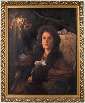 OKÄND KONSTNÄR, olja på duk, 1900-tal