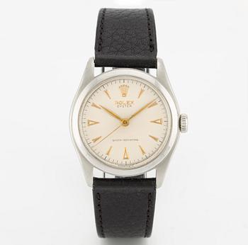 Rolex, Oyster, "Waffle Dial", Shock-Resisting, wristwatch, 34 mm.
