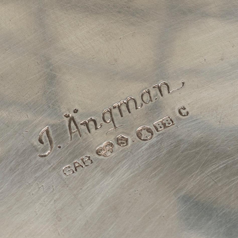 Jacob Ängman, teburk, silver, GAB, Stockholm, 1928.