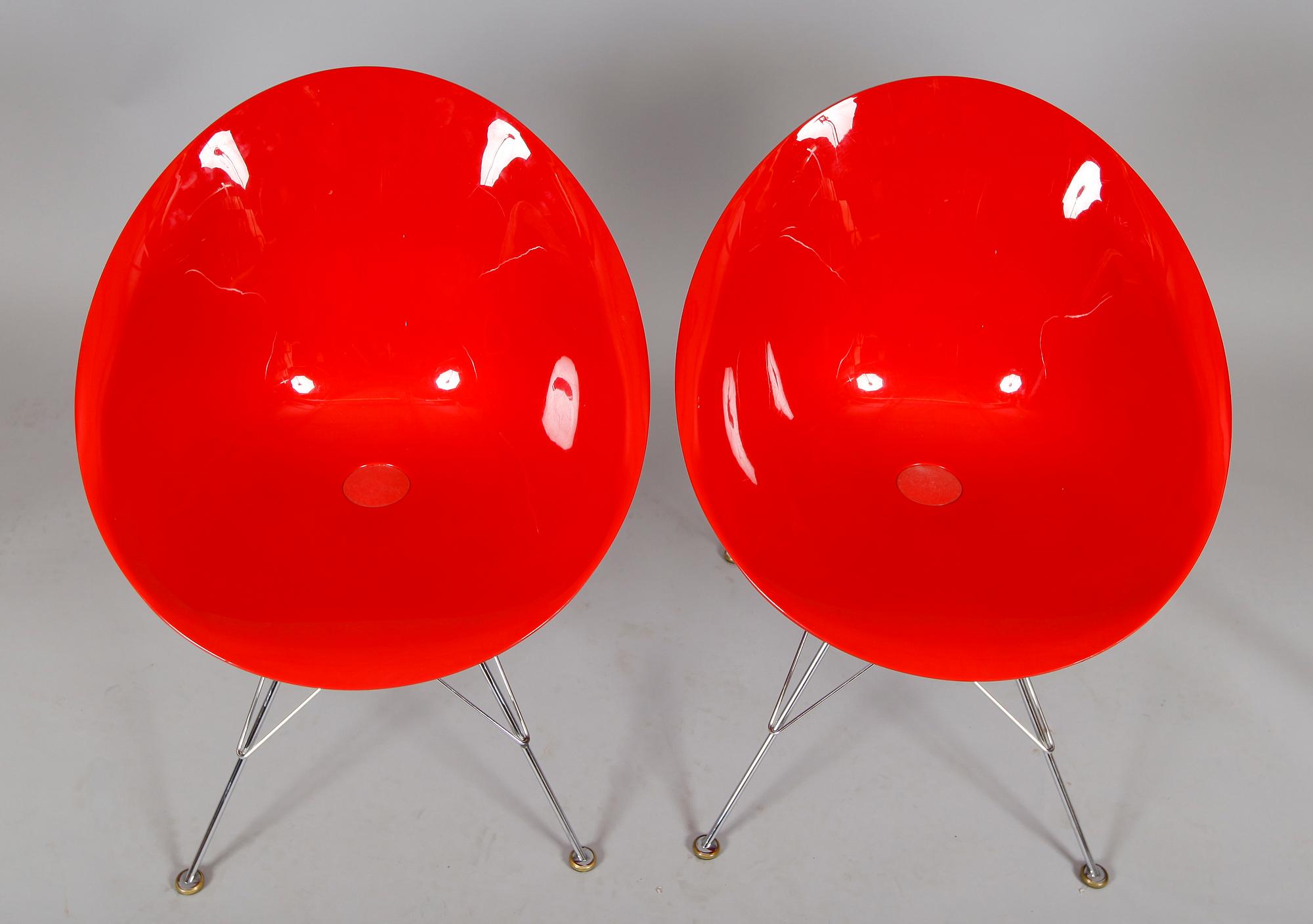 STOLAR, 1 par, "Eros", Philippe Starck för Kartell.