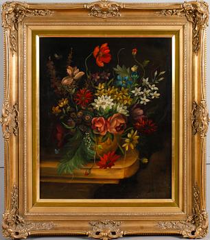 OKÄND KONSTNÄR, olja på duk, 1800-tal.