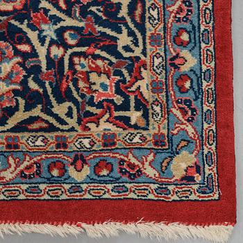 A carpet, a semi-antique/an old Persian, probably a Qazvin, ca 345-349 x 251,5-253 cm.