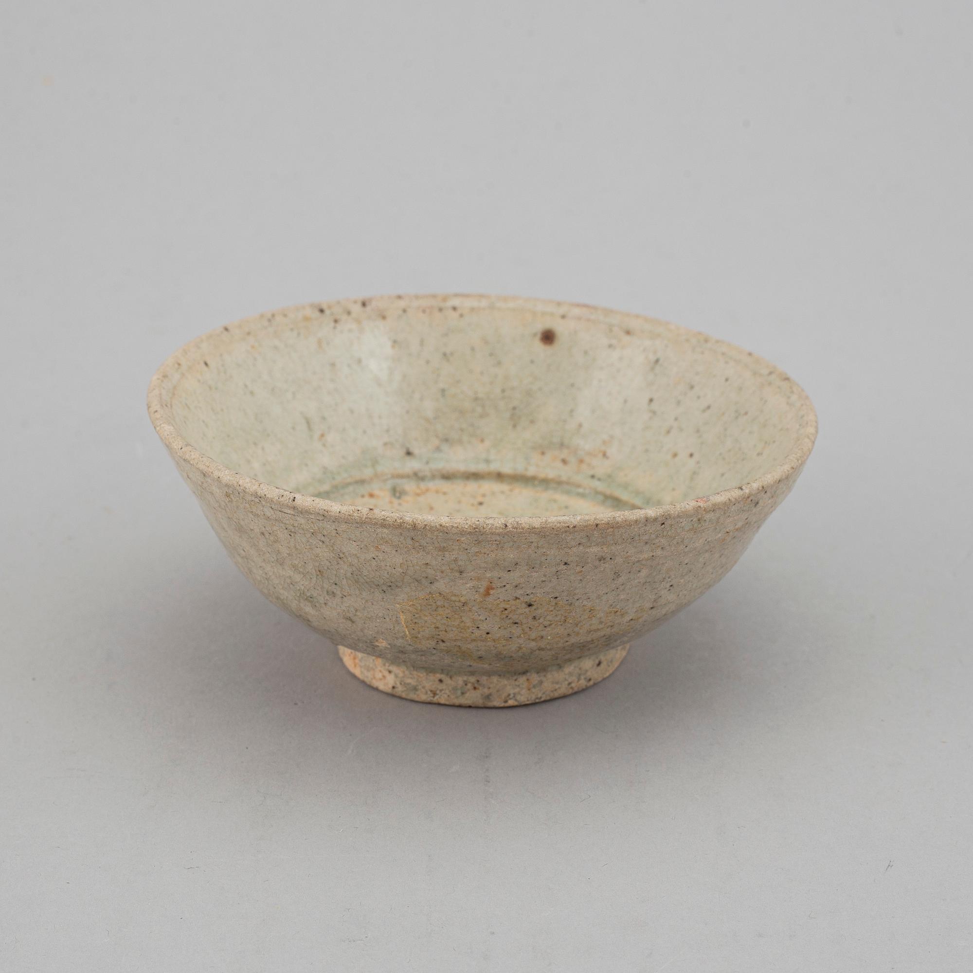 A group of three bowls, South East Asian, 17th Century or older.
