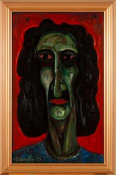 PAAVO SARELLI, oil on board, signed and dated -73.