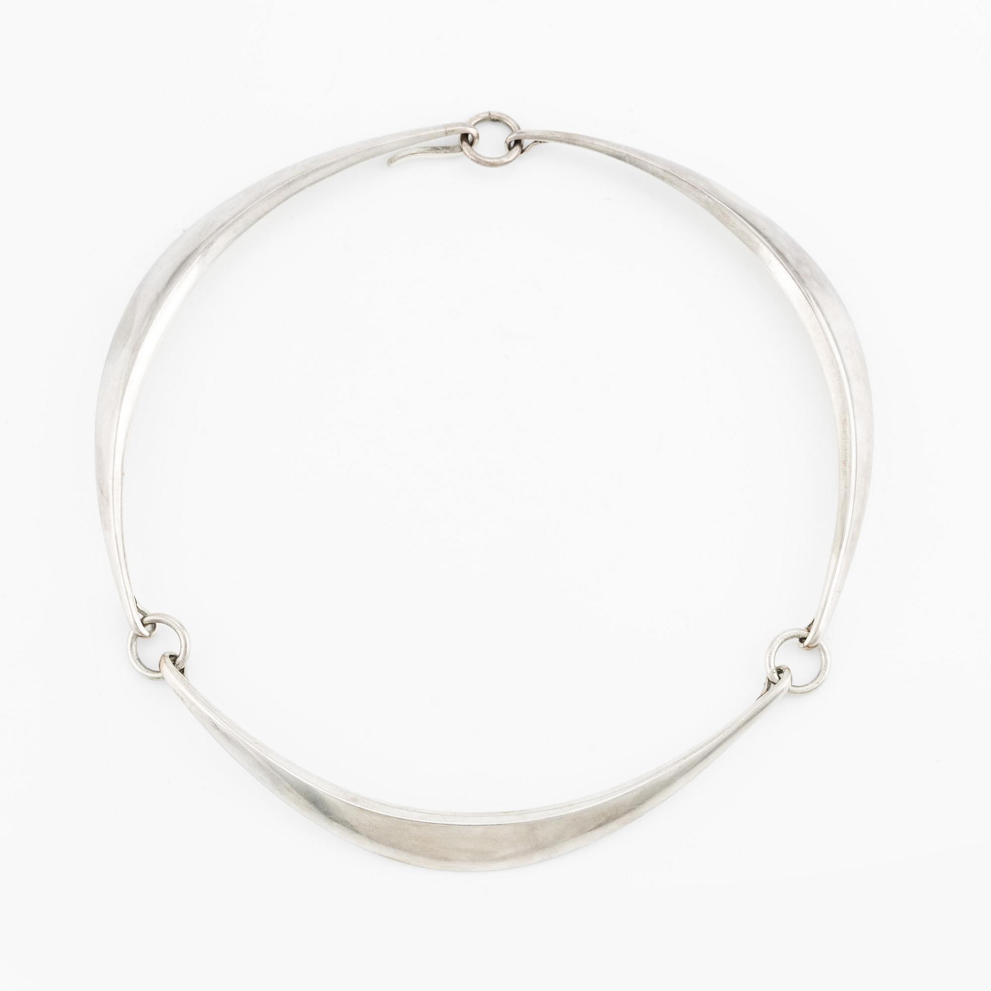 Hans Hansen necklace, sterling silver, model 320. - Bukowskis