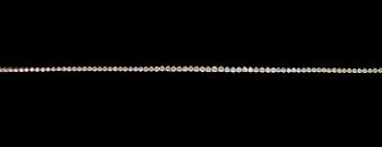 A brilliant cut diamond necklace, tot. 14.70 ct.