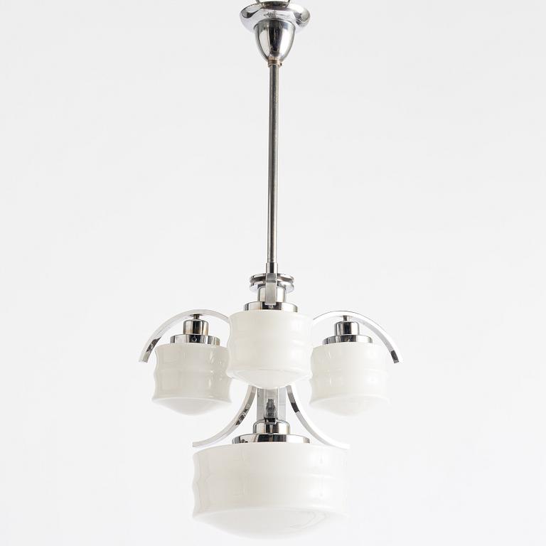 A ceiling lamp, Central Europe, mid-20th Century.
