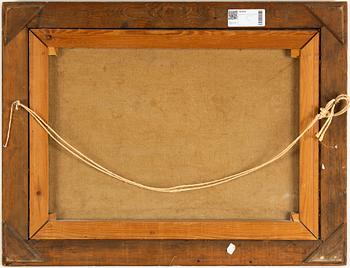 Alfred Broge, oil on canvas, signed.