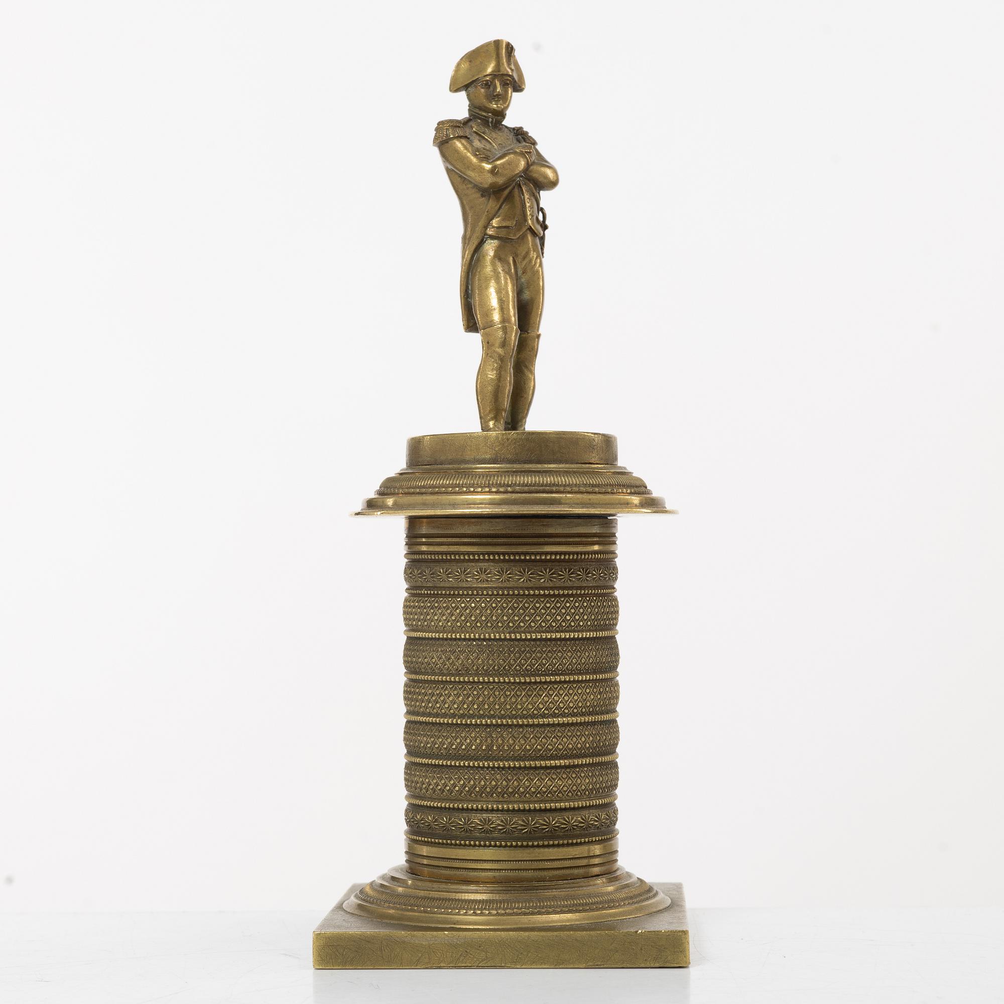 A figurine depicting Napoleon I, Empire, early 19th century.