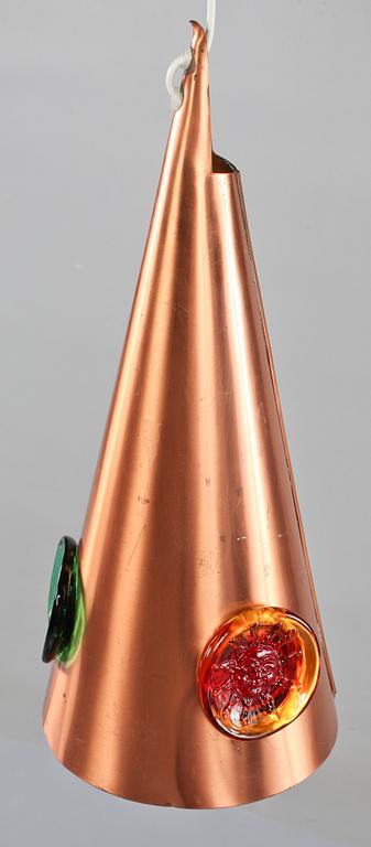 TAKLAMPA, "Struten"/"182", Hans Bergström och Erik Höglund, Ateljé Lyktan, 1900-talets tredje kvartal, höjd 42 cm.