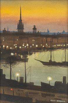 Oskar Bergman, Twilight over Stockholm.