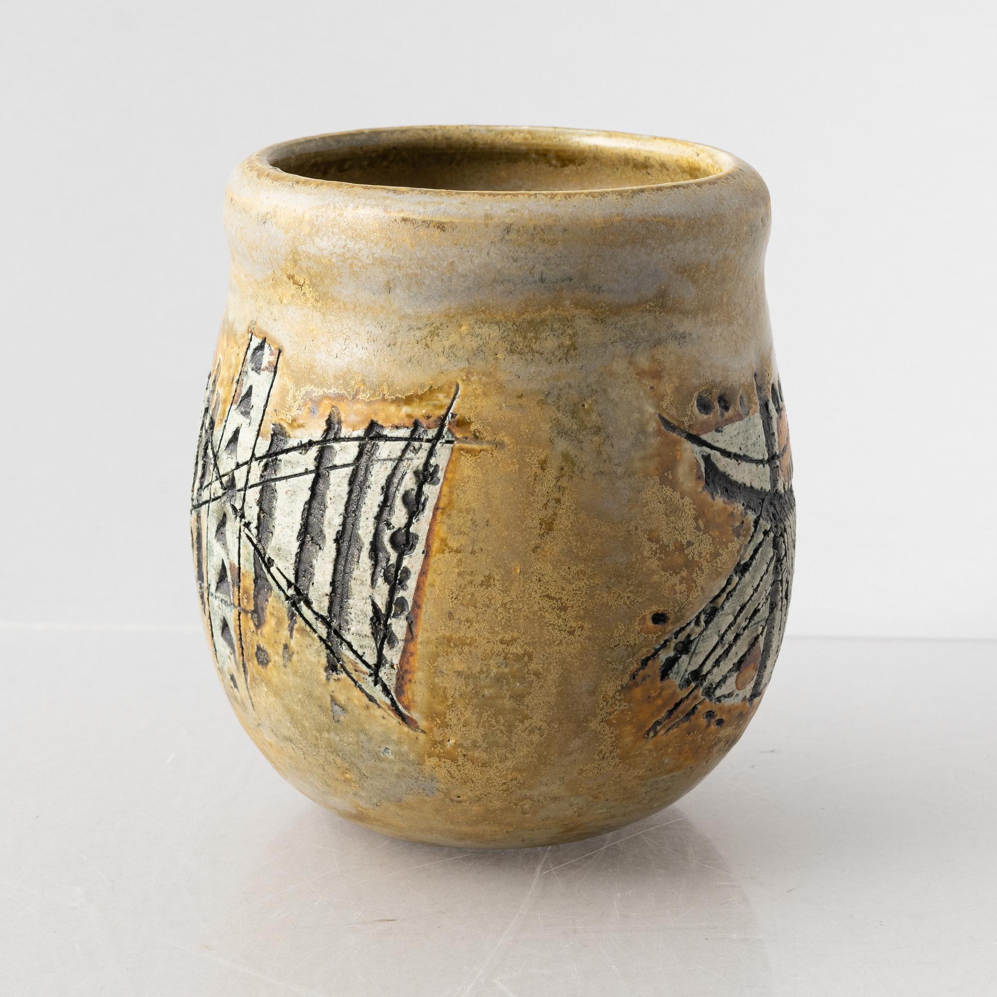 Lisa Larson, vas, stengods, Gustavsbergs Studio, 1960-tal.