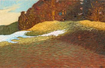 8. Helmer Osslund, Spring landscape.