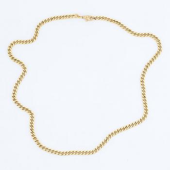 18K gold necklace, Balestra, Italy.