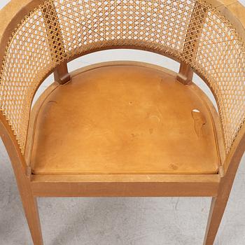 Kaare Klint, a par of 'Faaborg' chairs, Rud Rasmussen, Denmark.