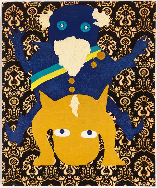 LOU LAURIN-LAM, mapp, 6 st litografier, signerade och numrerade 7/150.