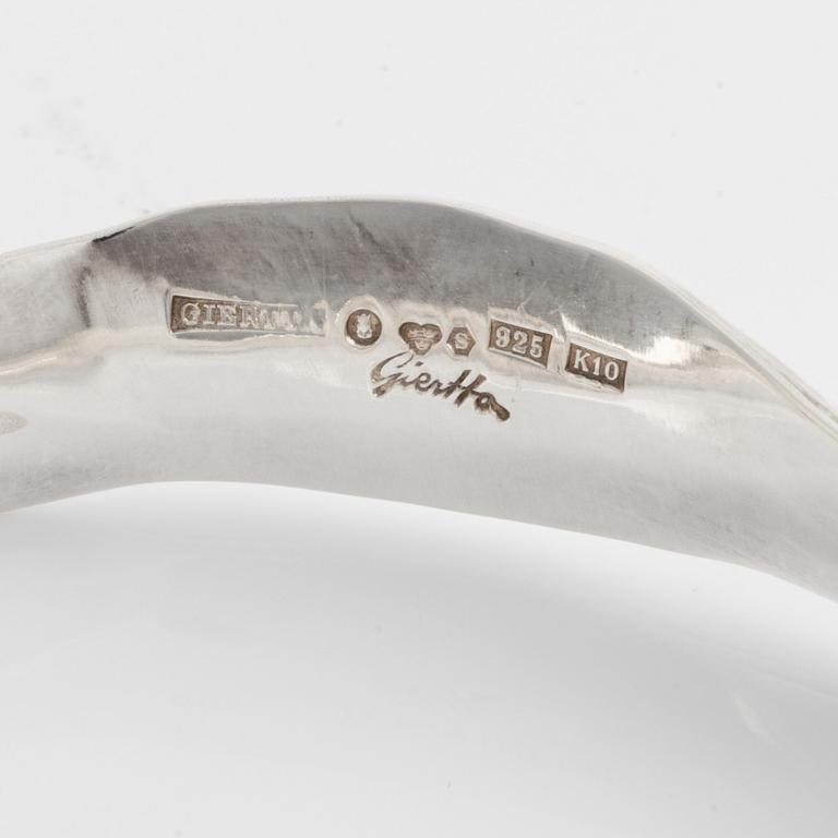 Claës E. Giertta, Bracelet sterling silver, Stockholm 1984.