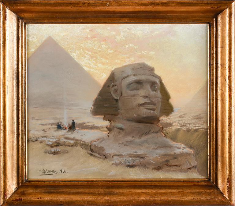 Georg von Rosen, "Sfinxen vid Gizeh" (The Great Sphinx of Giza).