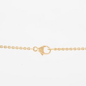 Jacqueline Rabun 18K gold necklace "Cave" set with round brilliant-cut diamonds, for Georg Jensen.