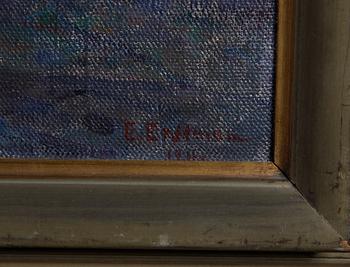 ERDTMAN, ELIAS, olja på duk, sign o dat 1911.