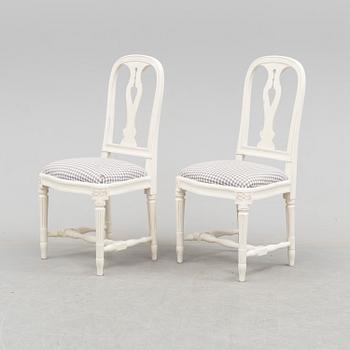 A set of eight chairs from IKEA, "Hallunda", 20th century.