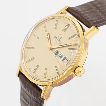 Omega, armbandsur, 34,5 mm.
