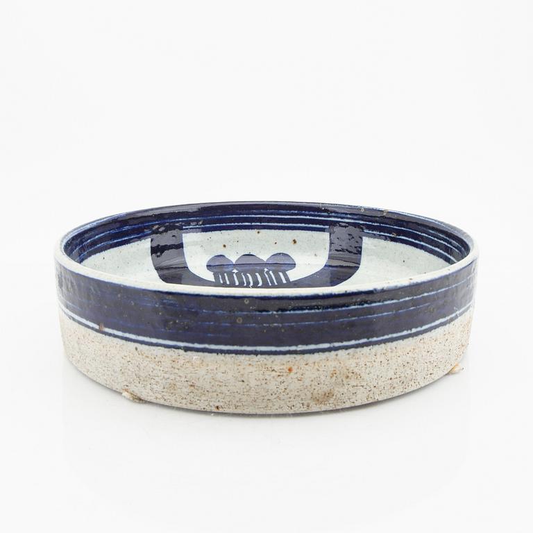 Inger Persson, a glazed stoneware signed vase and bowl from Rörstrand.