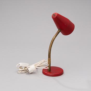 A mid century table lamp by Orno.