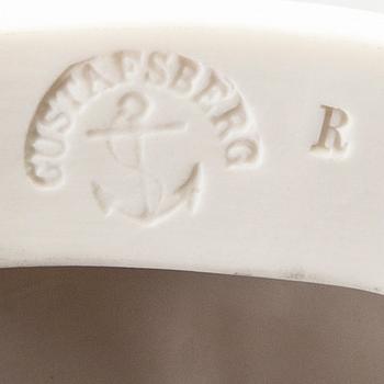 A set of two Gustavsbergs parian figurines early 1900s.