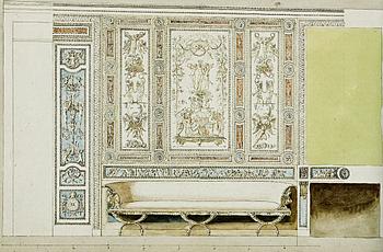 A pair of late Gustavian stools attributed to E. Ståhl (master in Stockholm 1794-1820).