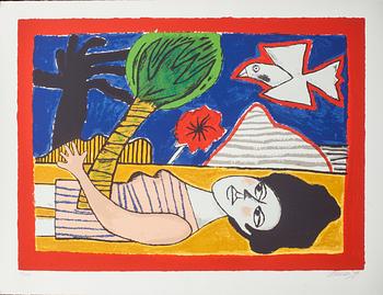 BEVERLOO CORNEILLE, färgserigrafi, signerad och numrerad IV/XXX, daterad -98.