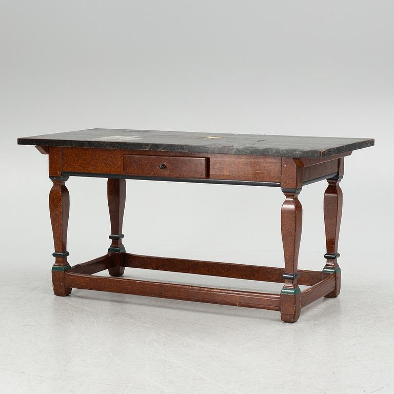 A Baroque table, probably Norway, 18th Century.