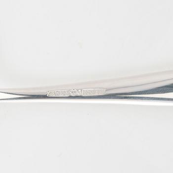 Cutlery 36 pcs "Chippendale" silver GEWE Eskilstuna 2000.