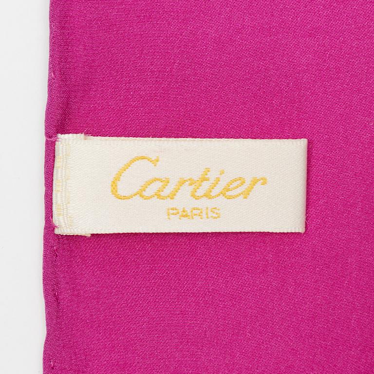 Cartier, scarf.
