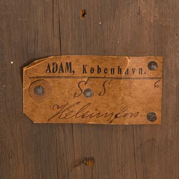 A Gustavian early 19th-century longcase clock by Assar Jacobsson, Sweden.