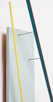 Axel Knipschild, blandteknik/väggobjekt. Signerad och daterad 1976 a tergo.