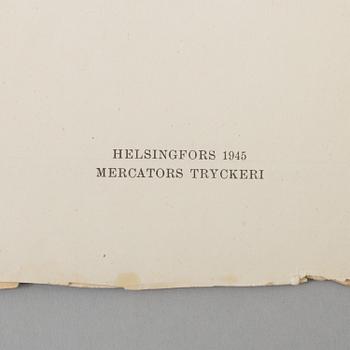 TOVE JANSSON, 'Småtrollen och den Stora Översvämningen' bok, Söderström & Co, Helsingfors, 1945.