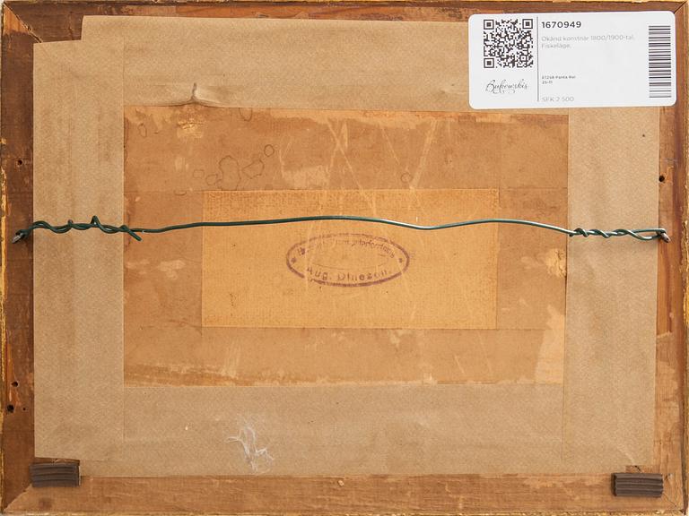 Okänd konstnär 1800/1900-tal, Fiskeläge.