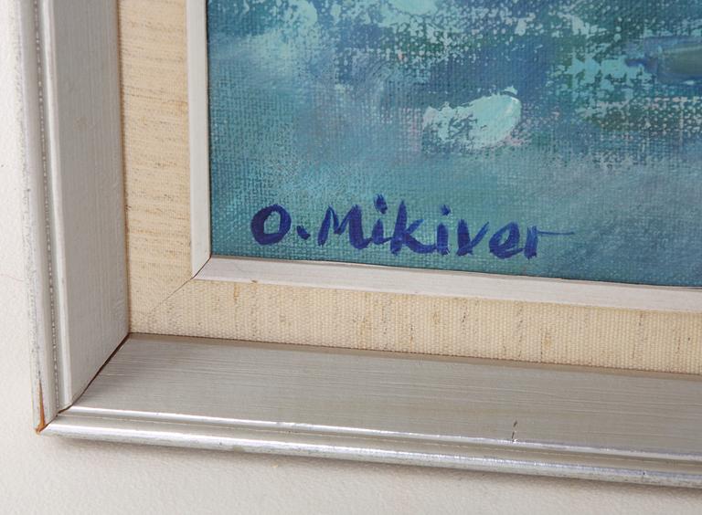 OLEV MIKIVER, olja på duk, sign.