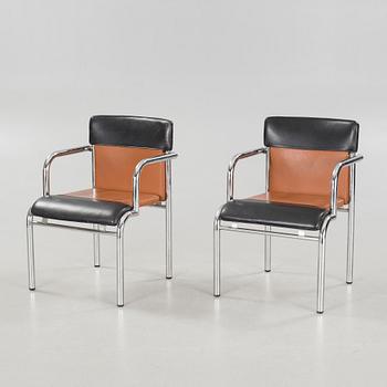 BÖRJE LINDAU & BO LINDEKRANTZ, a pair of armchair, second half of the 20th century.