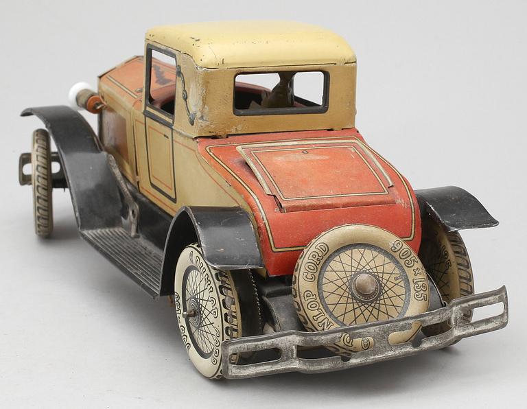 LEKSAKSBIL, Tipp & Co Coupé, Tyskland, omkring 1930. Märkt T.C. 22730.